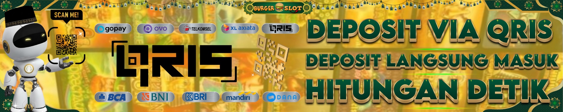 Deposit Via QRIS Hitungan Detik